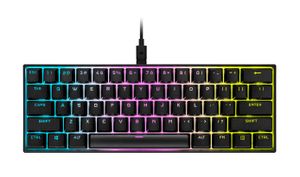Corsair K65 RGB Mini 60% Mechanical Gaming Tastatur Cherry MX Speed, kolor szary
