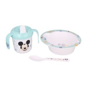 Stor Mickey Mouse Babygeschirr Set 3-teilig - A