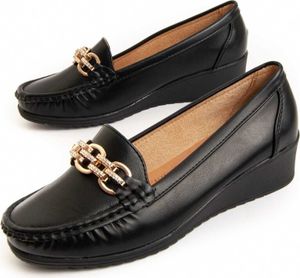 Mocassin compensé Montevita Moli3 Noir Mocassin compensé Montevita Moli3 Noir