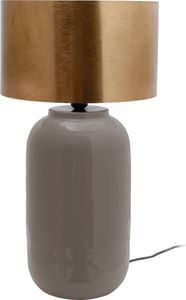 Tischlampe Esmeralda Deco 700 Grau / Gold