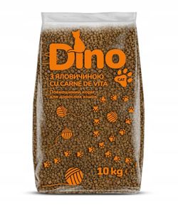 Sucha karma dla kota z wołowiną Dino 10kg