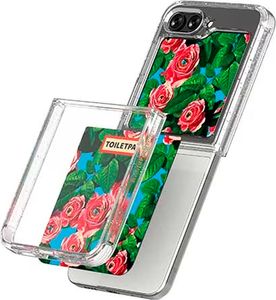 Samsung capa flip5 toaletný papier kvet