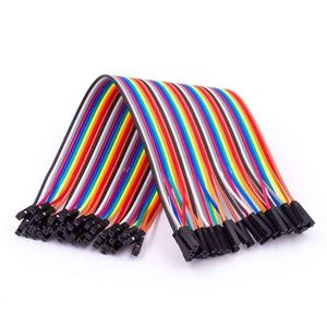 AZ-Delivery Weiteres Zubehör Jumper Wire Kabel 40 STK. je 20 cm F2F Female to Female kompatibel mit Arduino und Raspberry Pi Breadboard, 1x Jumper Wire