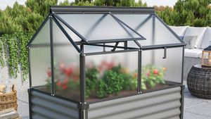 Parenisko Vitavia Gaia Jumbo polykarbonát 4 mm 119x83x38/72 cm čierne