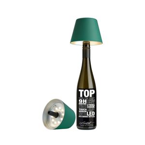 Sompex Akku Leuchte Top | Flaschenaufsatz | Kunststoff | Verschiedene Farben, Farbe:grün