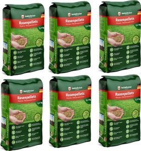 Veddelholzer Garten Rasenpellets Regeneration Rasen - Rasensamen für robusten und widerstandsfähigen Rasen - Grassamen für 240 m² zur Einsaat und Nachsaat - Samen geeignet für Schattenrasen