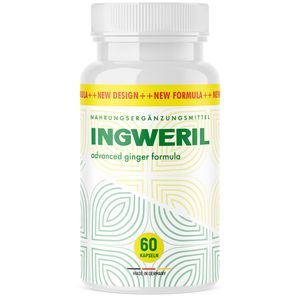 Ingweril Kapseln | mit Apfelessig, Vitamin C und Gewüren |für Frauen & Männer geeignet | 60 Kapseln Inhalt