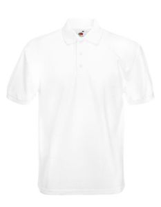 65/35 Heavy Piqué Poloshirt Herren - Farbe: White - Größe: XL