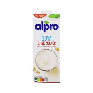 Alpro Soja Drink ohne Zucker rein pflanzlich völlig ungesüßt 1000ml