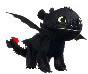 Dragons - Drachenzähmen leicht gemacht - Plüschfigur Ohnezahn schwarz 60 cm