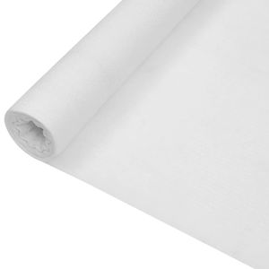 Wasserdichtes & UV-Schutz, Zaunblende Weiß 2x25 m HDPE 195 g-m² HOMMIE,einfache Montage