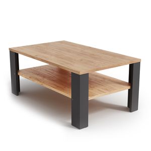 Konferenčný stolík Livinity® , 100 x 42 cm, antracit/pieskový dub