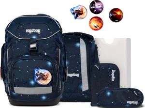 ergobag pack Schulrucksack-Set KoBärnikus- Set ergonomischer Schulrucksack Flexibel 6-teilig 1. Klasse Grundschule 01298-900L9-10