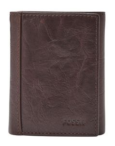 FOSSIL Neel Extra Capacity Trifold Brown