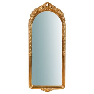 Barock spiegel 28x5x69 cm, Spiegel lang schmal, wandspiegel gold
