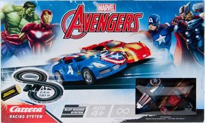 Marvel Avengers Carrera Slot Car Racing System Figure-8 Kart Track