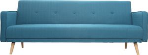 Miliboo - Sofa verstellbar 3 Plätze skandinavisches Design Blaugrün ULLA