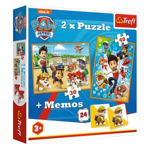 Trefl 2in1 Puzzle und Memo - Paw Patrol