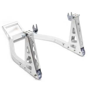 Wiltec Motorradständer für 230-345 mm Hinterrad, bis 317 kg, Motorradheber aus Aluminium, als Montageständer und zur Lagerung