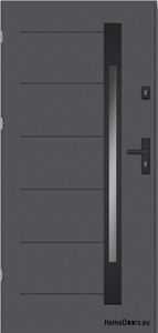 Außentür, Stahltür, Haustür, Nordland BLACK, dick und warm, 1,2Wm2k, 70 mm, 90, Linke Tür, Farbe anthrazit, sofort verfügbar Außentür, Stahltür, Haustür, Nordland BLACK, dick und warm, 1,2Wm2k, 70 mm, 90, Linke Tür, Farbe anthrazit, sofort verfügbar