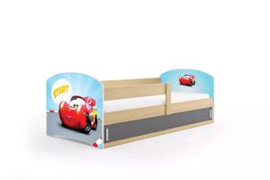 Dětská postel Luki 1 80x160 - 1 osoba - Borovice, Cars