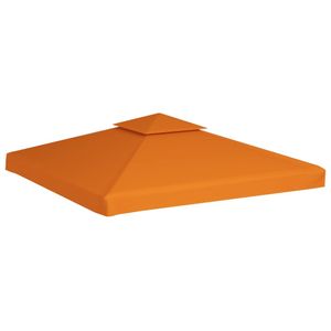 vidaXL Pavillon-Ersatzdach 310 g/m² Orange 3x3 m