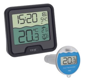TFA® 30.3066.01 Poolthermometer 30.3066 MARBELLA schwarz