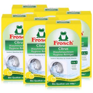 Frosch Citrus Waschmaschinen Hygiene-Reiniger 250g - Kalklösend (6er Pack)