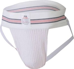 MM Sports The Original No. 10 Swimmer/Jogger Jockstrap 3 inch White - Größe M