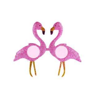 Oblique Unique Flamingo Brille für JGA Hawaii Sommer Party Accessoire Fasching Karneval Kinder Geburtstag