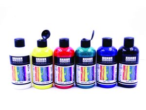 Südor hochwertige Acrylfarben Set 6x250ml (1500 ml) geeignet für Acryl Pouring