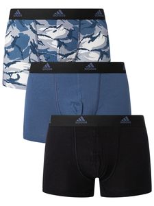 adidas Sportswear 3er Pack Active Flex Cotton Retro Short / Pant Mit Logos auf dem Bund, Angenehme Passform, Im praktischen Mehrfachpack