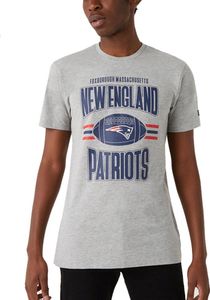 New Era Nfl Football New England Patriots Kurzarm-t-shirt Grau M Mann Grau M