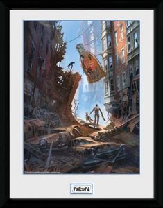 poster im Rahmen Fallout 4 Street Scene 30 x 40 cm