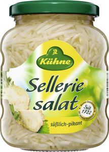 Kühne Sellerie Salat süßlich pikant im Geschmack 370ml 6er Pack