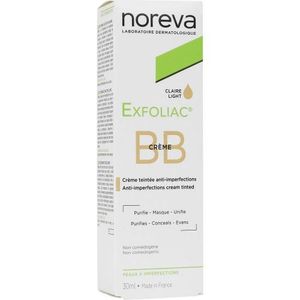 Noreva Exfoliac getönte Bb-Creme hell 30 ml