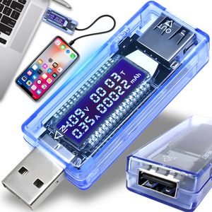 Multimetr Tester USB Miernik 4V-20V 3A Tester napięcia Woltomierz Amperomierz Amperomierz Ładowarka Detektor Wielofunkcyjny Pojemność Retoo