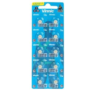 Batérie AG0, G0, LR521, V379, SR521SW, SR63 Alkalické 1,5 V 10ks