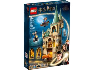 LEGO 76413 Harry Potter Hogwarts: Raum der Wünsche, Schloss-Spielzeug mit verwandlungsfähiger Feuerschlangen-Figur, Modular Building der Heiligtümer des Todes