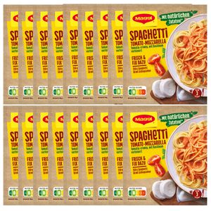 Maggi Fix für Spaghetti Tomate Mozzarella mit Basilikum 40g 18er Pack