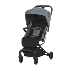 Chipolino Kinderwagen, Buggy Bijou Aluminiumrahmen Aufbewahrungskorb EVA-Reifen grün