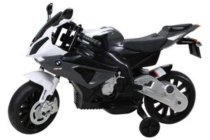 Kindermotorrad Bmw S1000rr Lizenz Kinderelektro Motorrad Kinderfahrzeug Dreirad, Farbe:Schwarz