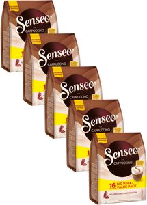 SENSEO Pads Typ Cappuccino Senseopads 5 x 16 Getränke Kaffeepads Vorteilspack SENSEO Pads Typ Cappuccino Senseopads 5 x 16 Getränke Kaffeepads Vorteilspack
