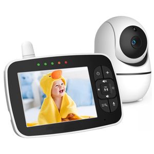 Babyphone mit Kamera mit 3,5-Zoll-LCD Digital Bildschirm und Nachtsichtkamera, HD 720P-Video, Zwei-Wege-Audio, 360 ° Weitwinkel