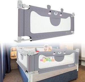 ACXIN 200cm zábradlí na postýlku zábradlí na postel ochrana proti pádu bezpečnostní zábradlí na postel ochrana proti pádu bezpečnostní ochrana pro batolata miminka (medvídek)