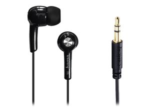 Hama Basic4Music Black Intraaural In-Ear Kopfhörer - Kopfhörer (Intraaural