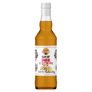 Syrop z imbiru z cytryną 500ml GórWit Syrop z imbiru z cytryną 500ml GórWit