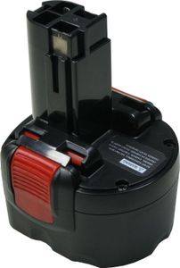 Hochleistungs Ni-Cd Akku, 9,6V / 2000mAh ersetzt Bosch BAT048, BAT049, BAT100, BAT119, BH984, BPT1041, 2 60 7335 272 / für Bosch PSR 960, GSR 9.6, 23609, 32609, 32609-RT, GDR 9.6 V, PSR 9.6 VE-2