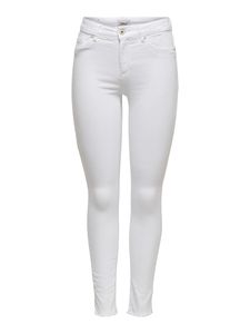 Dámské džíny ONLBLUSH Slim Fit 15155438 White, XS/32