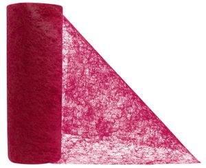 25m Tischband Tischläufer Vliesstreifen Vlies Tischdecke Tischvlies 23cm Bordeaux